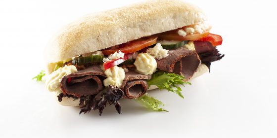 Sandwich m/roastbeef